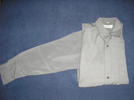 113. Sivá pánska košeľa  - Obrázok č. 1