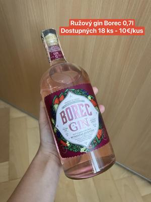 Gin Borec ružový (0,7l) - 18 ks - Obrázok č. 1